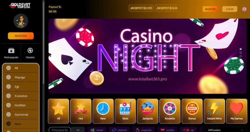 Slotomatic GOLDSVET SLOTOMATIC CASINO.